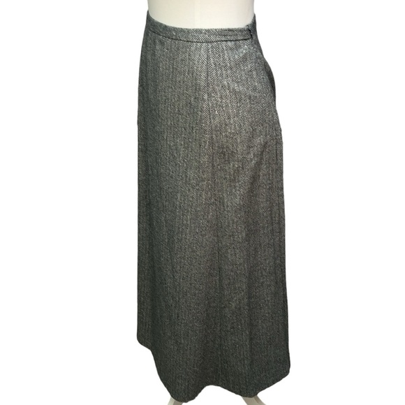 Christie & Jill Herringbone Print Skirt Maxi - Picture 4 of 7